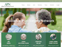 Tablet Screenshot of alliancepurchasing.org